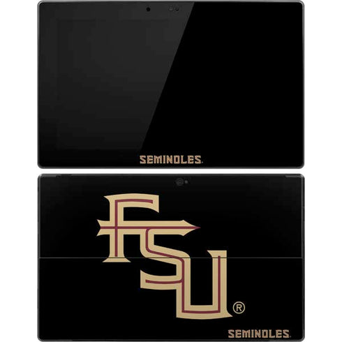 FSU Seminoles Black Surface Pro Tablet Skin
